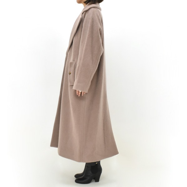 BARACUTA バラクータ G-ULSTER シャギーモヘアロングコート BRL203F