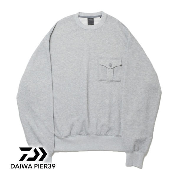 23SS】DAIWA PIER39 ダイワピア39 TECH SWEAT MIL POCKET CREW