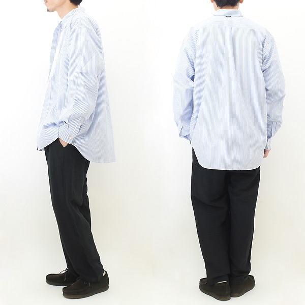 【23SS】DAIWA PIER39 ダイワピア39 TECH BUTTON DOWN SHIRTS L/S OXFORD ストライプ  テックボタンダウンシャツ オックスフォード BE-86023【送料無料】-Seagull direction ONLINE STORE