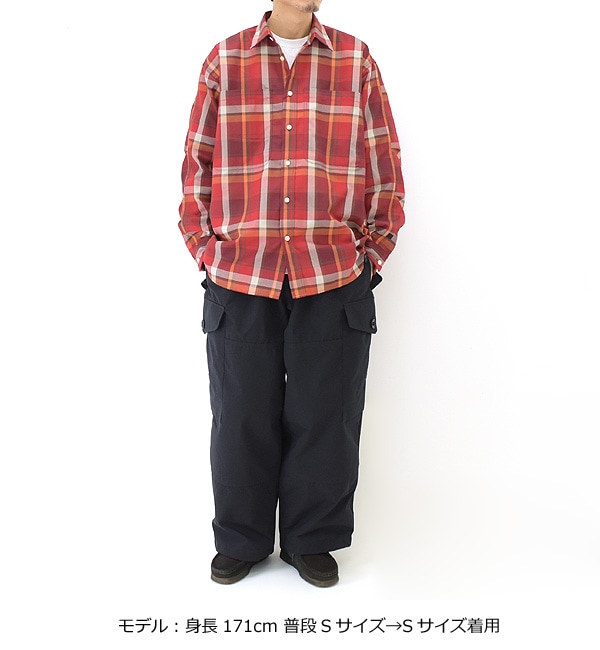 【22SS】DAIWA PIER39 ダイワピア39 テックワークシャツ フランネル チェック 