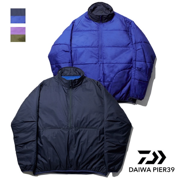 日本激安ネット通販 ダイワピア39 テックリバーシブルプルオーバーパフジャケット ナイロンジャケット