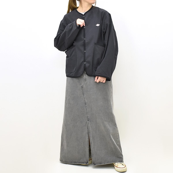 DANTON ダントン コットンカラーレスジャケット DT-A0666MUG