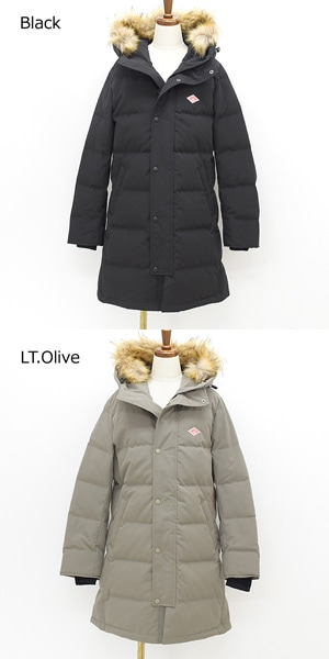 DANTON ダントン フェイクファーフーデッドダウンコート DT-A0006LAS