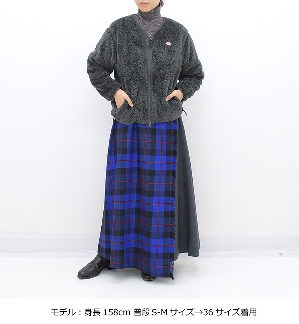 DANTON ダントン ハイパイルZIPVネックジャケット DT-A0019HPF