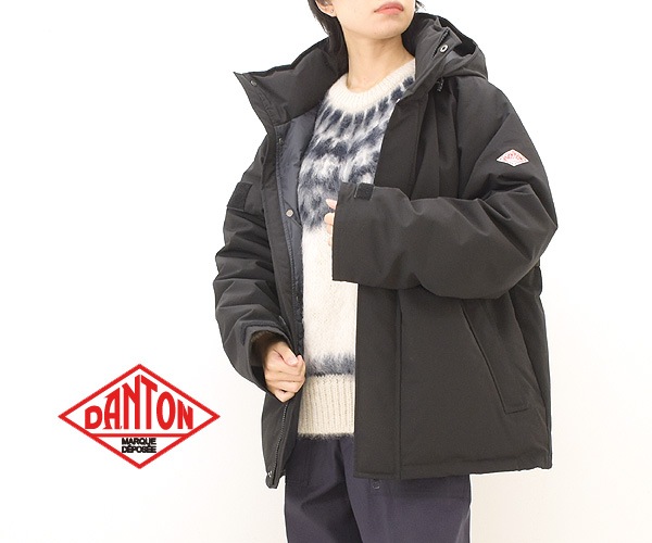 DANTON ダントン ダウンアーミーフーデッドジャケット DT-A0030LAS レディース【送料無料】-Seagull direction  ONLINE STORE