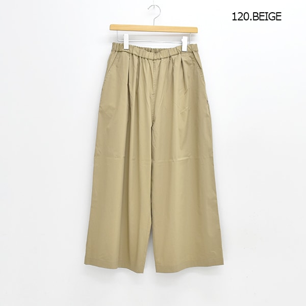 DANTON ダントン クロップドワイドイージーパンツ DT-E0295CBD