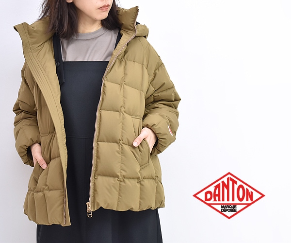 限定商品】DANTON ダントン ホワイトグースダウン Aラインショート ...