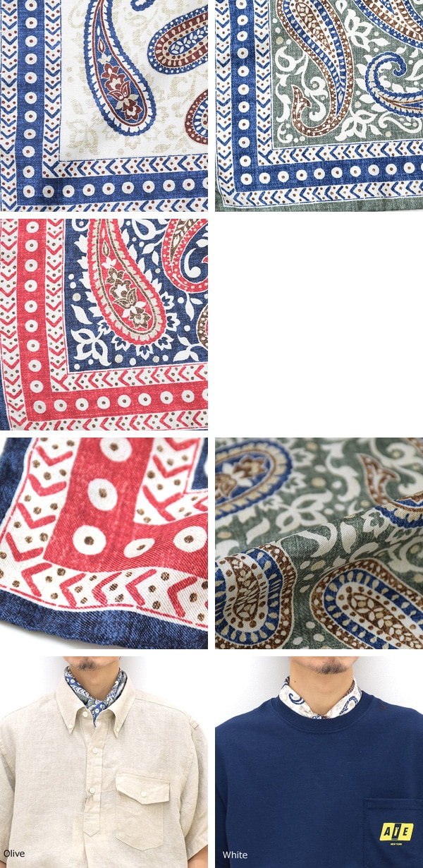 23SS】ENGINEERED GARMENTS エンジニアードガーメンツ ネッカチーフ シルクスカーフ ペイズリー Neckerchief -Silk  Paisley- MP456【送料無料】 | BRAND LIST,N,Nepenthes | Seagull direction ONLINE  STORE