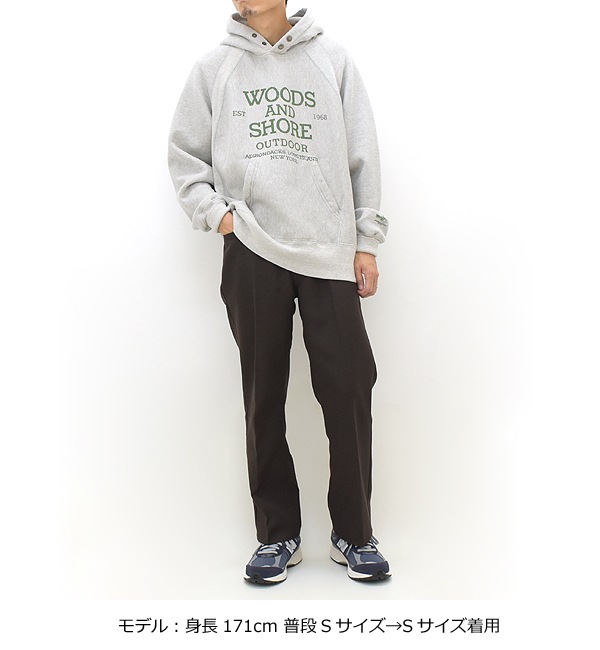 23FW】ENGINEERED GARMENTS Raglan Hoodie -Woods- ラグランフーディー