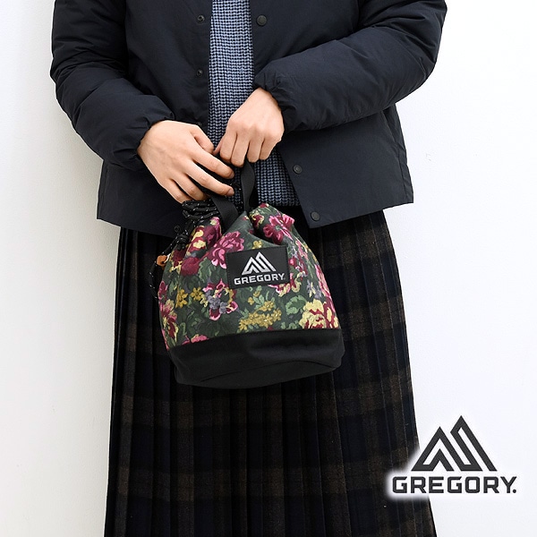 Gregory グレゴリー チンチバッグ Gardentapestry ガーデンタペストリー 花柄 巾着 トートバッグ レディース 会員登録で送料無料 クリックポスト可 Brand List G Gregory シーガルディレクション オンラインストア