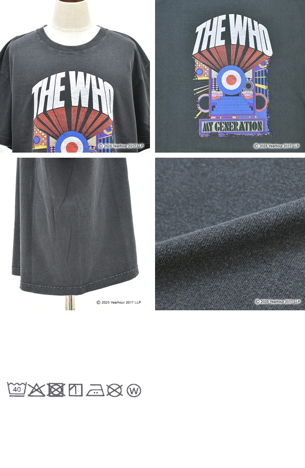 The Who グラフィックTシャツ ブラック 4_front_1024x.jpg?v=1749776755