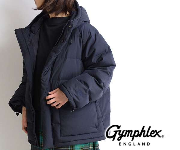 21AW】Gymphlex ジムフレックス ダウンフードジャケット GY-A0053NYW