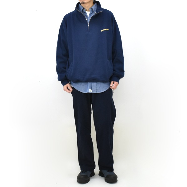 【新品未開封】Hi-STANDARD スウェット ネイビー XLサイズ HIGH! STANDARD ハイ!スタンダード ハーフZIP スウェット 7oz