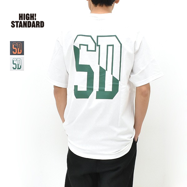 HIGH! STANDARD ハイスタンダード INITIAL LOGO SS TEE バックプリント