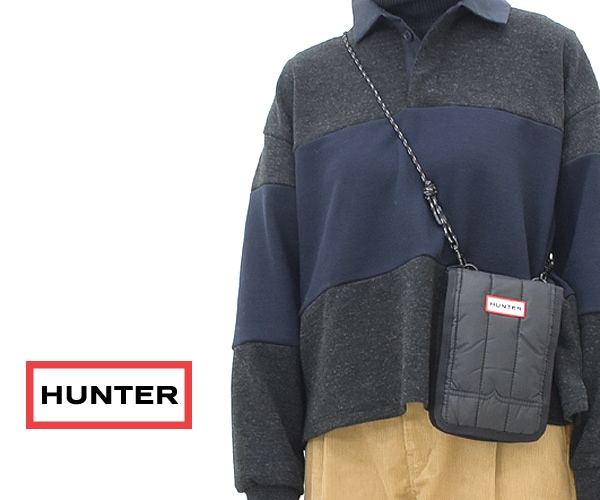 HUNTER ハンター INTREPID PUFFER ESSENTIAL PHONE POUCH フォンポーチ