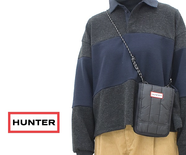 HUNTER ハンター INTREPID PUFFER ESSENTIAL PHONE POUCH フォンポーチ ミニショルダー BP1164  ユニセックス【クリックポスト可】-Seagull direction ONLINE STORE