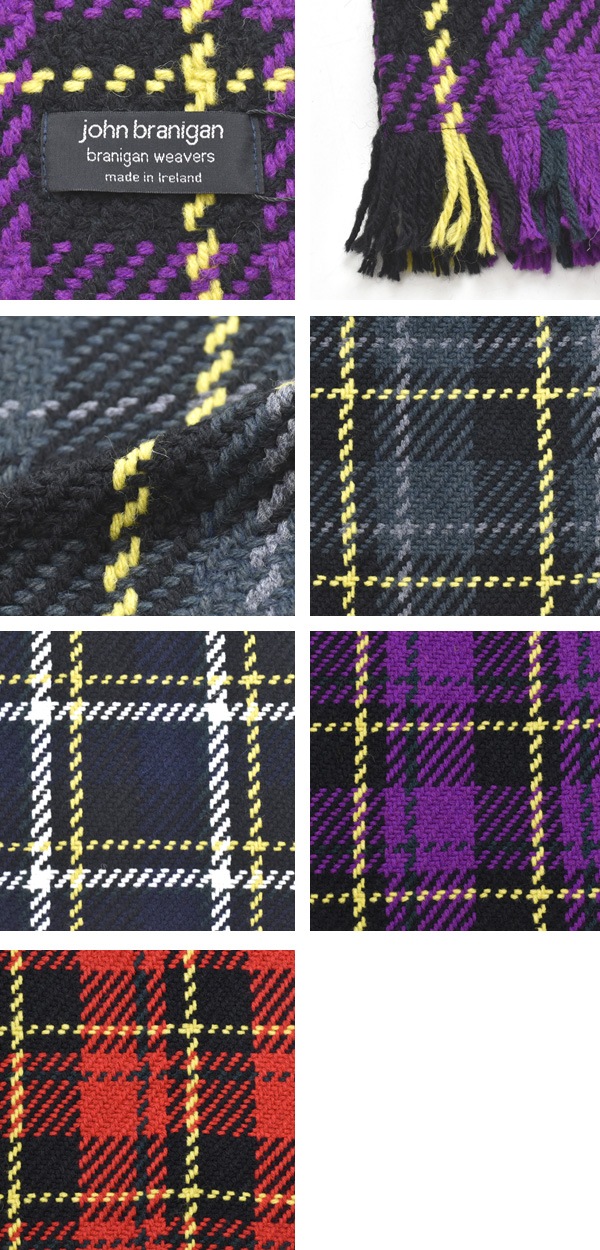 John Branigan ジョンブラニガン ウールツイードストール 2008B