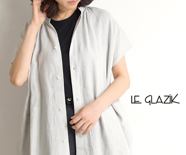 Off Le Glazik ル グラジック リネンフレンチスリーブワンピース Jl 3805klm レディース 送料無料 セール Sale 返品交換不可 Brand List L Le Glazik シーガルディレクション オンラインストア