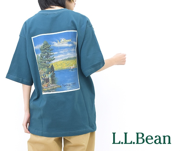 L.L.Bean Japan Edition エルエルビーン ジャパンエディション バックプリントTシャツ 1991 SS Catalog  T-shirt 32752029 ユニセックス【クリックポスト可】-Seagull direction ONLINE STORE