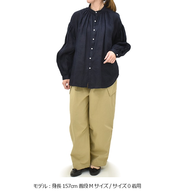 セール/30%OFF】MANON マノン フレンチリネンアミカルシャツ MNN-SH