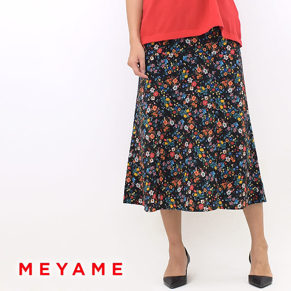 MEYAME メヤメ BEAUTIFUL SKIRT (FLOWER) ビューティフル スカート