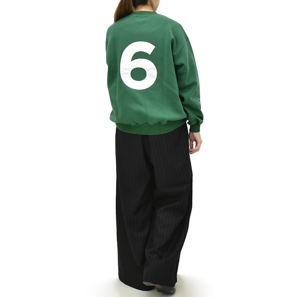 25AW＊MEYAME 裏起毛 NO.6 EMBROIDELY SWEAT MEYAME メヤメ NO.6 刺繍スウェット ブラッシュドライニング MEY-2210