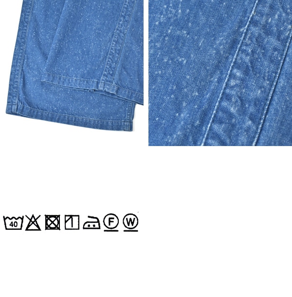 MEYAME メヤメ サイドラインワイドデニムパンツ 