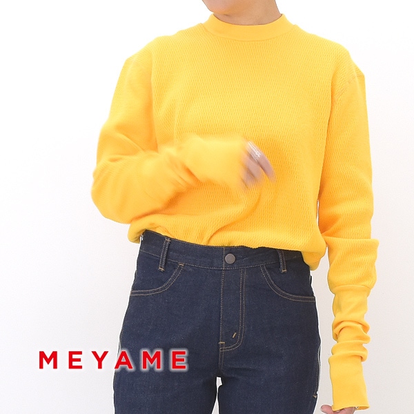 MEYAME メヤメ 2wayリブプルオーバー FRONT AND BACK RIB PULLOVER MEY-1833  レディース【送料無料】-Seagull direction ONLINE STORE