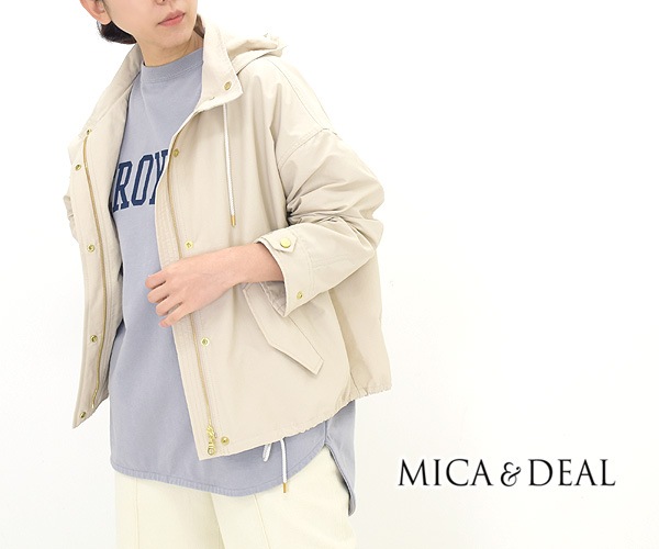 MICA \u0026 DEAL マイカアンドディール パーカー ワンピース スウェット