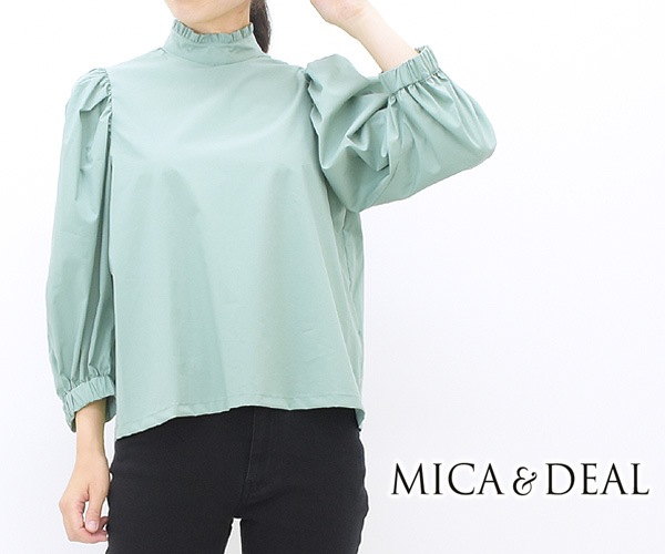 セール/10%OFF】MICA&DEAL マイカアンドディール スタンドネック