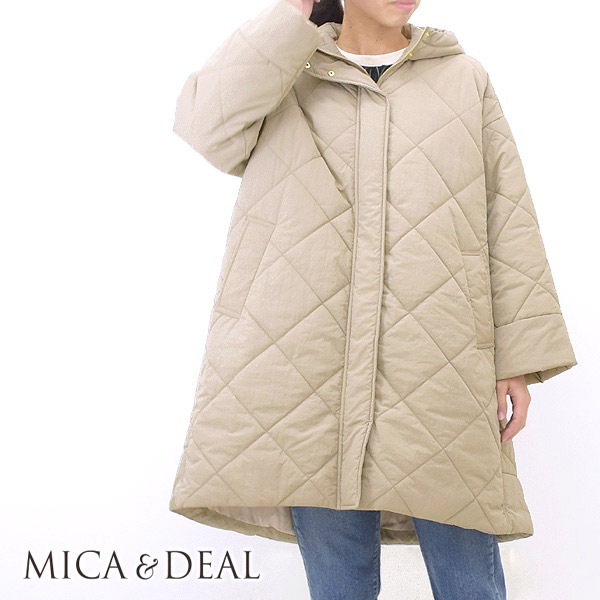 セール/60%OFF】MICA&DEAL マイカアンドディール フードキルトフレア