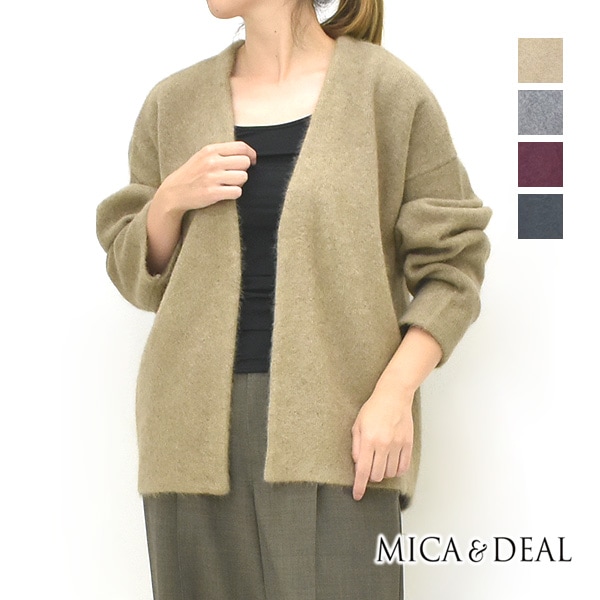 MICA&DEAL マイカアンドディール ラクーンデュアルカーディガン