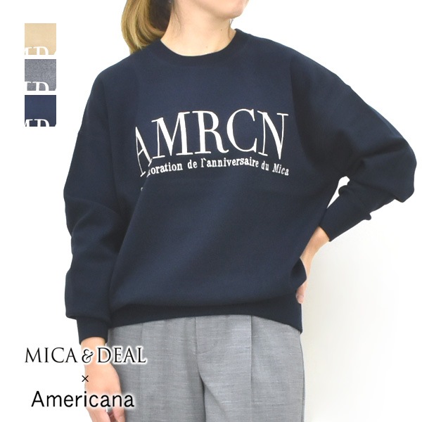 AMERICANA×MICA&DEAL×MMNロゴスウェットプルオーバー AMERICANA×MICA&DEAL×MMNロゴスウェットプルオーバー - メルカリ