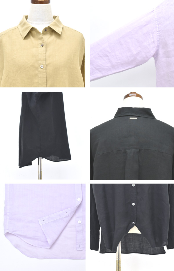 セール/50%OFF】MICA&DEAL マイカアンドディール 80ラミーシャツ 長袖
