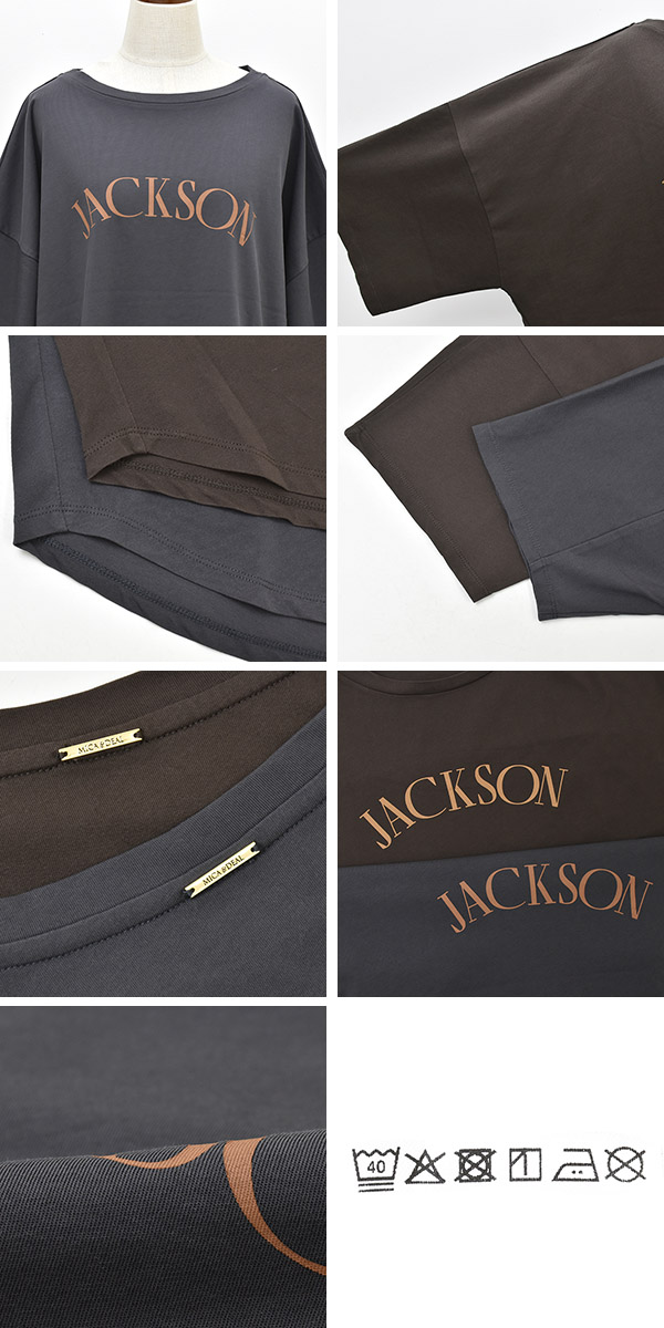 MICA&DEAL マイカアンドディール JACKSON プリントTシャツ 5分袖