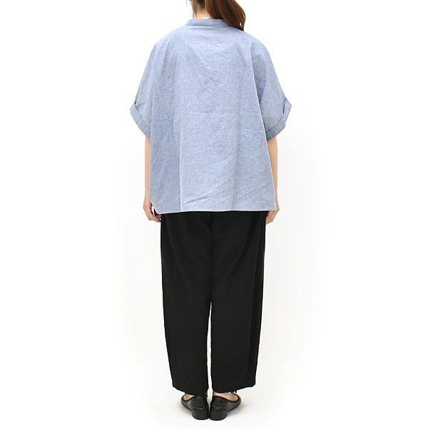 Midiumi ミディウミ シャンブレーワイドシャツ 2-730231 レディース