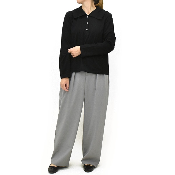 ミトミ mizuiroind ミディウミ MidiUmi タック ワイド ショート パンツ punch