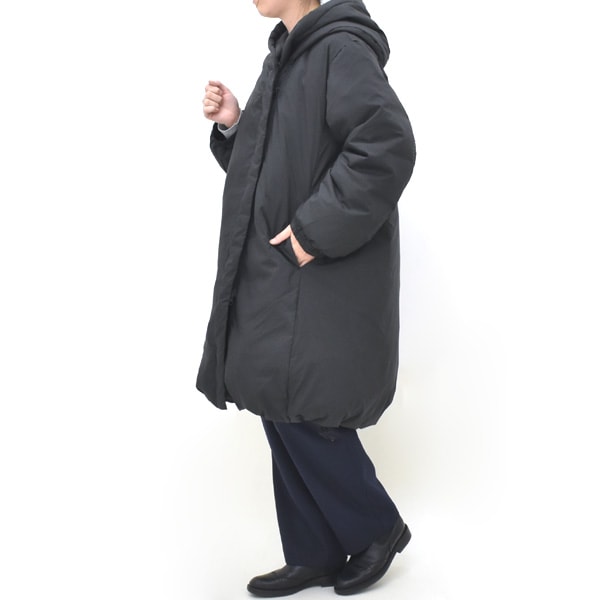 Midiumi ミディウミ フーデッドミドルダウンコート 3-779930