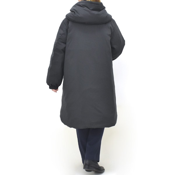 Midiumi ミディウミ フーデッドミドルダウンコート 3-779930