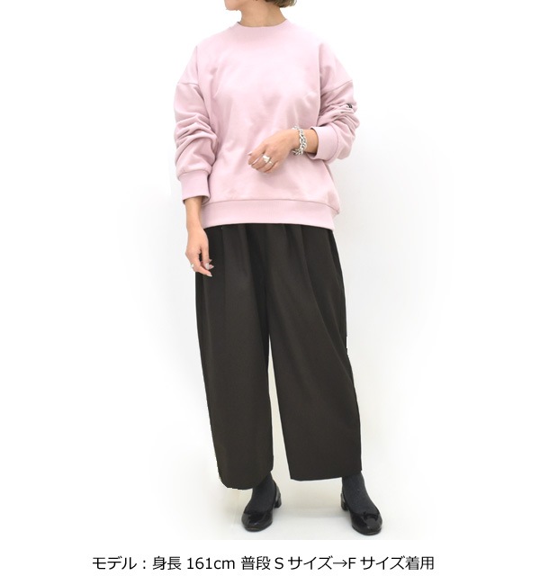 Midiumi ミディウミ ワイドプルオーバースウェット 4-710040