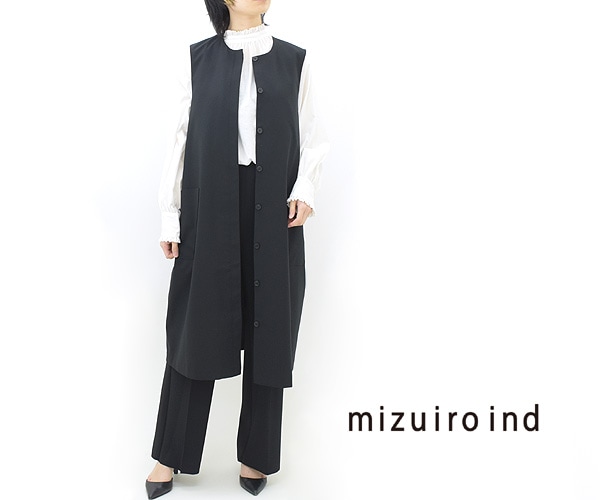 mizuiro ind ミズイロインド フロントフライコクーンジレ  レディース送料無料 Seagull direction  ONLINE STORE