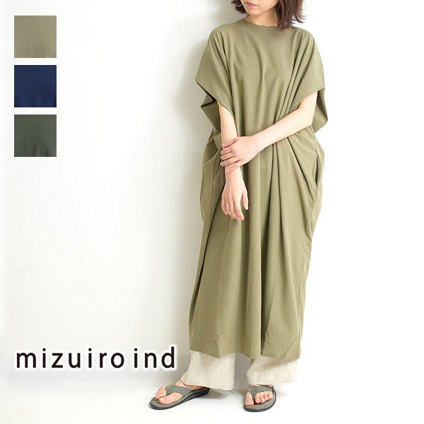 ｍizuiro Ind ミズイロインド クルーネックノースリーブロングワンピース 1 2596 送料無料 Brand List M Mizuiro Ind シーガルディレクション オンラインストア