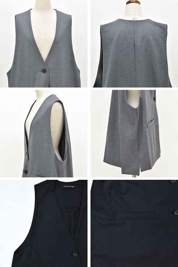 mizuiro ind ミズイロインド ディープVネックワイドベスト 3
