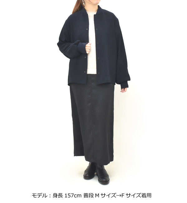 mizuiro ind ミズイロインド ブルゾンライクシャツ 4-230056