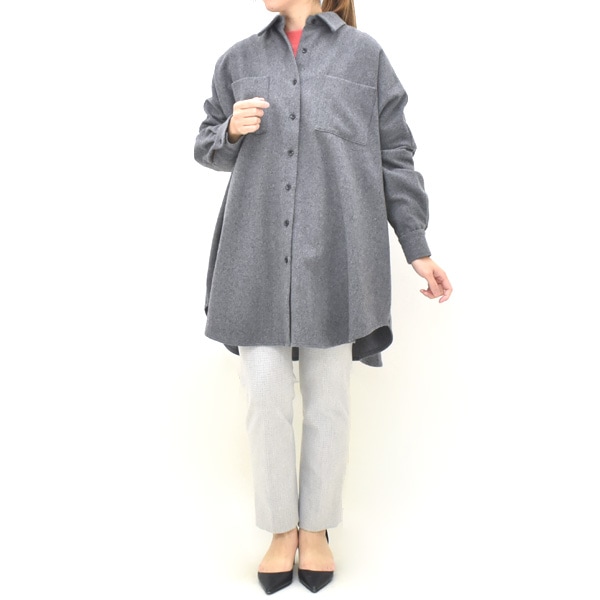 mizuiro ind ポケット付きワイドシャツ 4-230063 レディース【送料無料