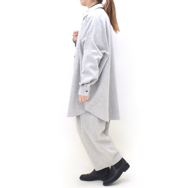 イワイ mizuiro ind ポケット付きワイドシャツ 4-230063 レディース【送料無料