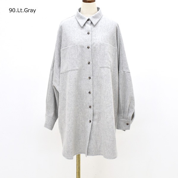 mizuiro ind ポケット付きワイドシャツ 4-230063 レディース【送料無料