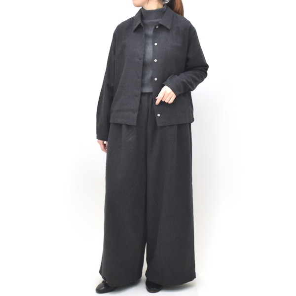 セール/40%OFF】mizuiro ind ミズイロインド ウールブレンドワイド