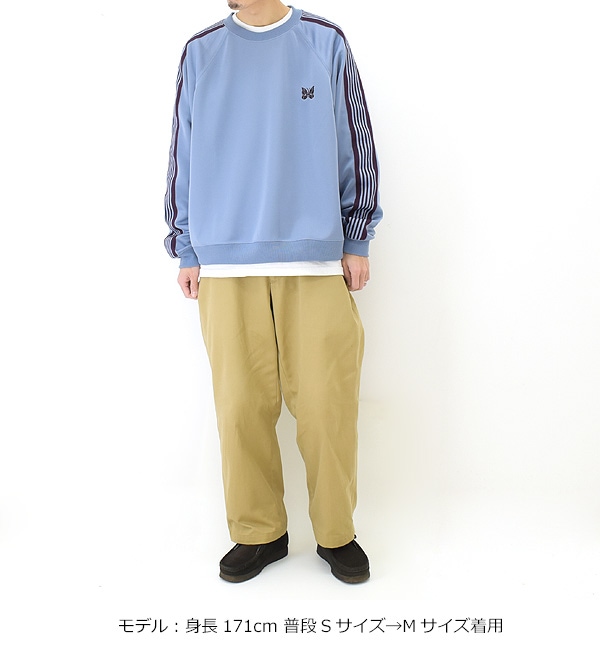 マルチボーダーシリーズ Needles 23SS TRACK CREW NECK SHIRT