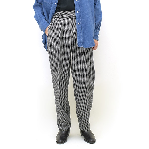 【23AW】Needles ニードルズ Tucked S/T Trouser -Houndstooth 
